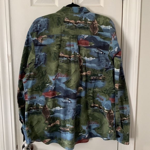 David Carey 100% Cotton Alaska Theme Shirt #200 - Picture 4 of 10